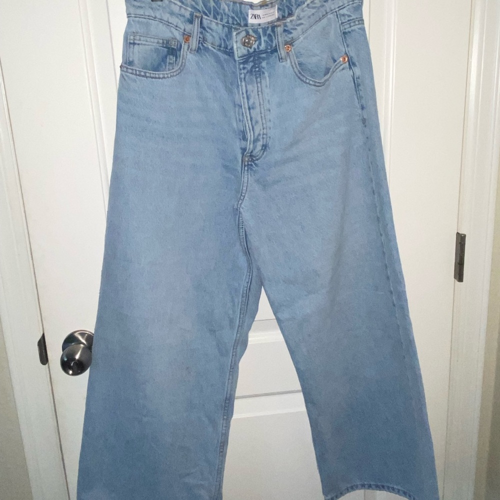 Zara High Waisted Flare Jeans